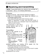 Preview for 8 page of Icom IC-F30LT Instruction Manual