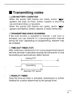 Preview for 9 page of Icom IC-F30LT Instruction Manual