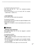 Preview for 15 page of Icom IC-F30LT Instruction Manual