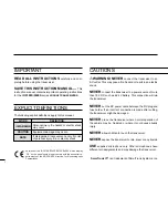 Предварительный просмотр 2 страницы Icom IC-F310S Instruction Manual