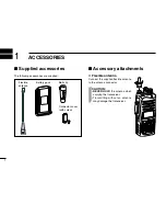 Предварительный просмотр 6 страницы Icom IC-F3161T Instruction Manual