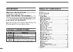 Preview for 2 page of Icom IC-F3162S Instruction Manual