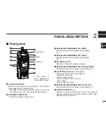 Preview for 9 page of Icom IC-F3262DT Instruction Manual