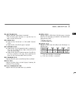 Предварительный просмотр 11 страницы Icom IC-F3262DT Instruction Manual