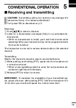 Preview for 21 page of Icom IC-F3GT Instruction Manual