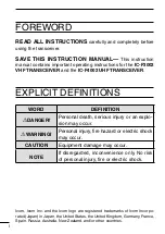 Preview for 2 page of Icom IC-F4002 Instruction Manual