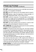 Preview for 4 page of Icom IC-F4002 Instruction Manual