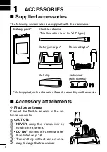 Предварительный просмотр 6 страницы Icom IC-F4002 Instruction Manual