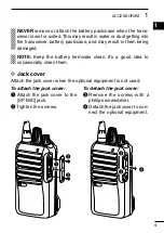 Предварительный просмотр 9 страницы Icom IC-F4002 Instruction Manual