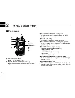 Preview for 8 page of Icom IC-F4022T Instruction Manual