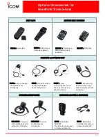 Preview for 13 page of Icom IC-F4062S Sales Handbook