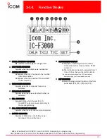 Preview for 21 page of Icom IC-F4062S Sales Handbook