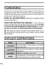 Preview for 2 page of Icom IC-F4103D Instruction Manual