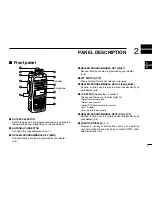 Предварительный просмотр 9 страницы Icom IC-F4162DS Instruction Manual