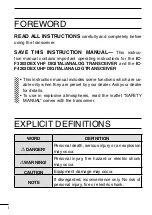 Preview for 2 page of Icom IC-F4200DEX Instructions Manual
