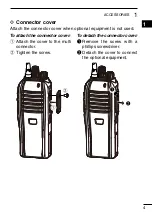 Предварительный просмотр 11 страницы Icom IC-F4200DEX Instructions Manual