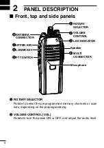 Предварительный просмотр 12 страницы Icom IC-F4200DEX Instructions Manual