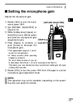 Предварительный просмотр 27 страницы Icom IC-F4200DEX Instructions Manual