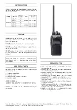 Предварительный просмотр 2 страницы Icom IC-F4210D Series Service Manual