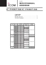 Preview for 12 page of Icom IC-F43GS Service Manual