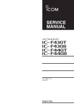 Предварительный просмотр 23 страницы Icom IC-F43GS Service Manual