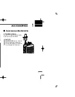 Предварительный просмотр 5 страницы Icom IC-F43GT Instruction Manual