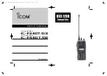 Preview for 1 page of Icom IC-F44GS Instruction Manual