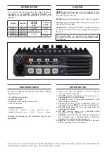 Preview for 2 page of Icom iC-F5012 Service Manual
