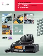 Preview for 1 page of Icom ic-f5021 Manual