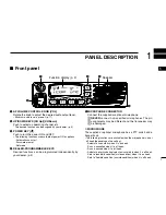 Предварительный просмотр 5 страницы Icom IC-F5022 Instruction Manual