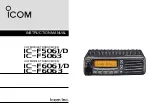 Предварительный просмотр 1 страницы Icom IC-F5061/D Instruction Manual