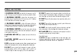 Предварительный просмотр 3 страницы Icom IC-F5061 Instruction Manual