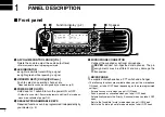 Предварительный просмотр 6 страницы Icom IC-F5062D Instruction Manual