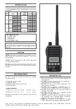 Preview for 2 page of Icom IC-F50V Service Manual