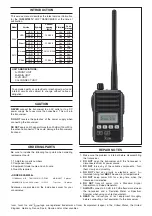 Предварительный просмотр 2 страницы Icom IC-F50V Service Manual