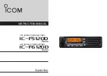 Icom IC-F5120D Series Instruction Manual preview