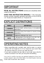 Предварительный просмотр 2 страницы Icom IC-F51V Instruction Manual