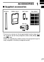 Предварительный просмотр 5 страницы Icom IC-F51V Instruction Manual