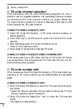 Предварительный просмотр 22 страницы Icom IC-F51V Instruction Manual