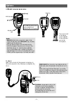 Preview for 3 page of Icom IC-F52D Accessories Manual
