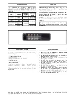 Предварительный просмотр 2 страницы Icom IC-F6011 Service Manual