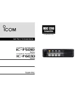 Preview for 2 page of Icom IC-F6013H Instruction Manual