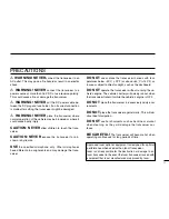 Предварительный просмотр 4 страницы Icom IC-F6013H Instruction Manual