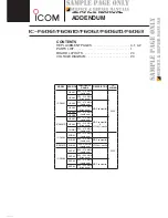 Preview for 3 page of Icom IC-F6061 Service Manual