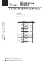 Preview for 4 page of Icom IC-F6061 Service Manual