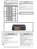 Предварительный просмотр 6 страницы Icom IC-F6061 Service Manual