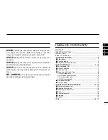 Preview for 3 page of Icom IC-F6062 Instruction Manual