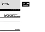 Preview for 1 page of Icom IC-F6062D Operating Manual