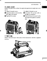 Предварительный просмотр 7 страницы Icom IC-F61 Instruction Manual