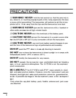 Preview for 4 page of Icom IC-F61M Instruction Manual